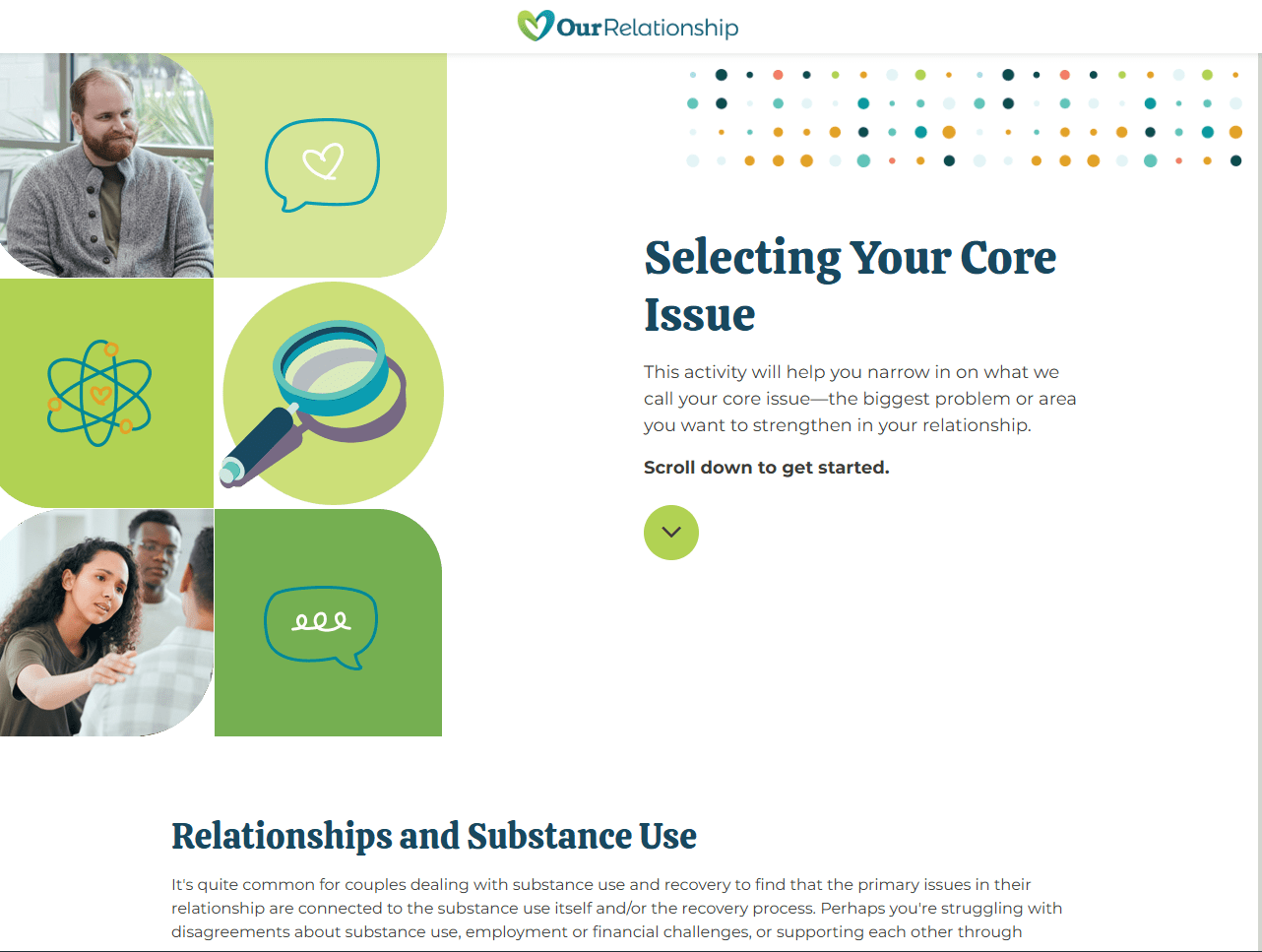 Panel LMS de OurRelationship