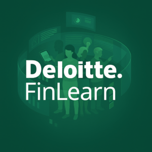 Deloitte and FinLearn logo artwork