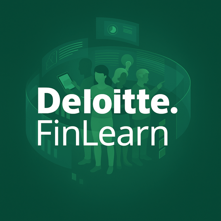 Deloitte and FinLearn logo artwork