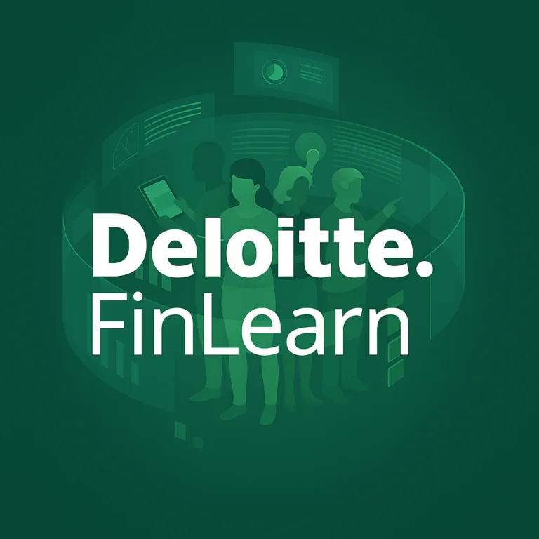 Deloitte and FinLearn logo artwork