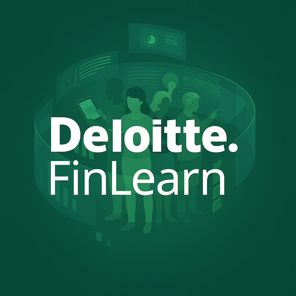 Deloitte and FinLearn logo artwork
