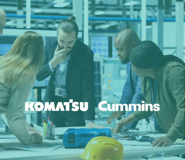 A group of engineers planning