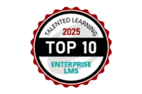 top 10 best enterprise LMS awards badge