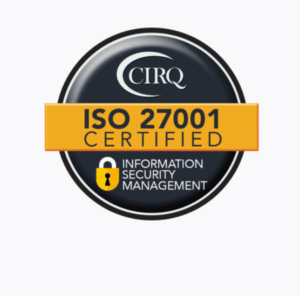 ISO 27001 certified badge