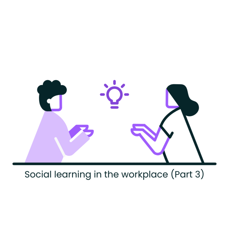 Employees working together