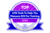 LMS Tools to help you measure ROI for Training award badge
